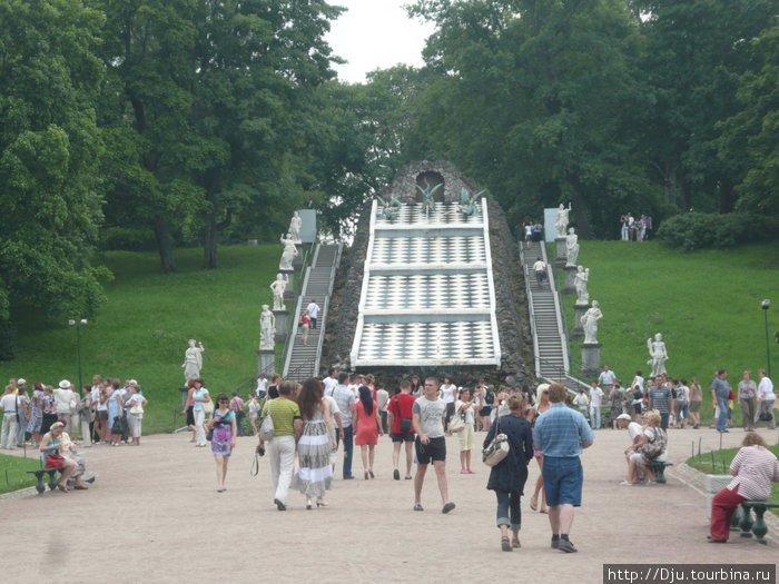 Каскад Шахматная гора Петергоф, Россия