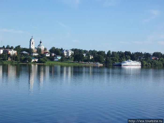 Вот и первая панорама города. Мышкин, Россия