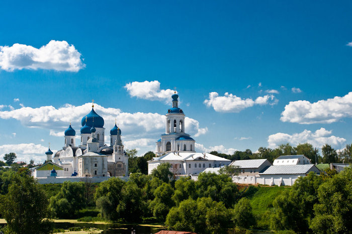 Вид на монастырь с ЖД путей Владимирская область, Россия
