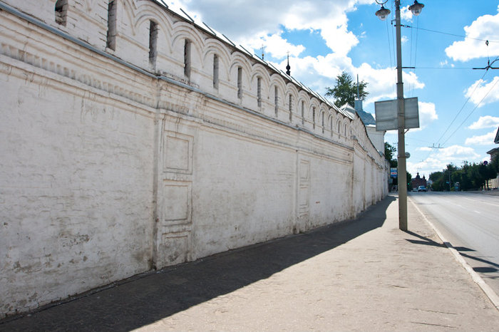 Стены монастыря Владимир, Россия