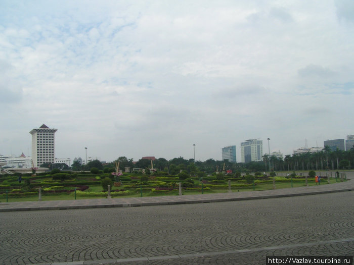 Центр столицы Джакарта, Индонезия