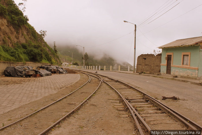 Железка через горы и пропасти Алауси, Эквадор