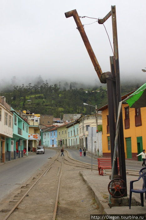Начало дороги дьявола Алауси, Эквадор