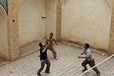 Волейбол на территории мечети