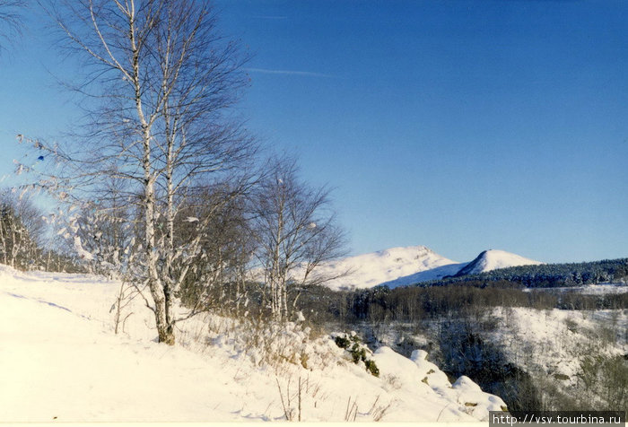 Заснеженный Кисловодск. Декабрь 2001 года.