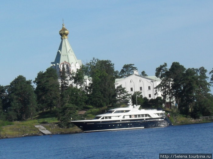 Вид на Никольский скит. Валаам, Россия