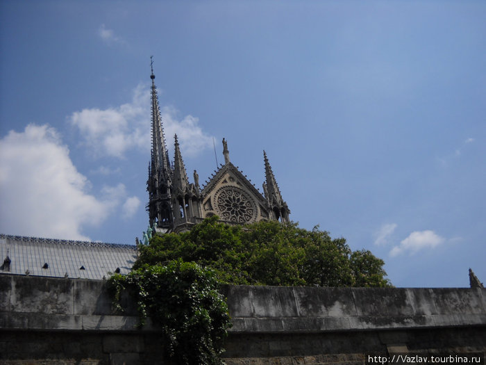 Шпили собора Париж, Франция