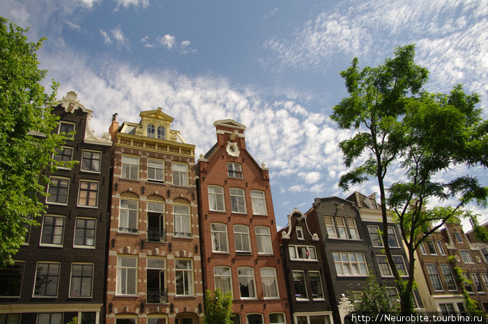 Самые узкие дома Амстердама - V Амстердам, Нидерланды
