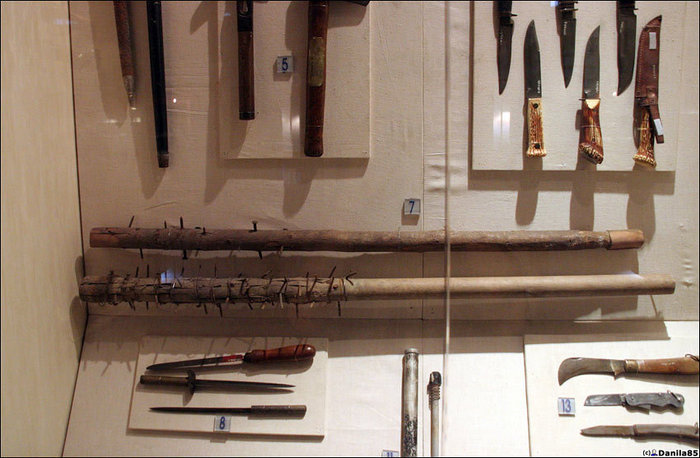 Разный холодняк, заточки, ножи, замаскированные под авторучки, разное замаскированное оружие для скрытого ношения. Куала-Лумпур, Малайзия