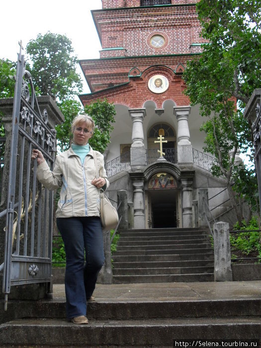 Вход в нижний Воскресенский храм. Валаам, Россия