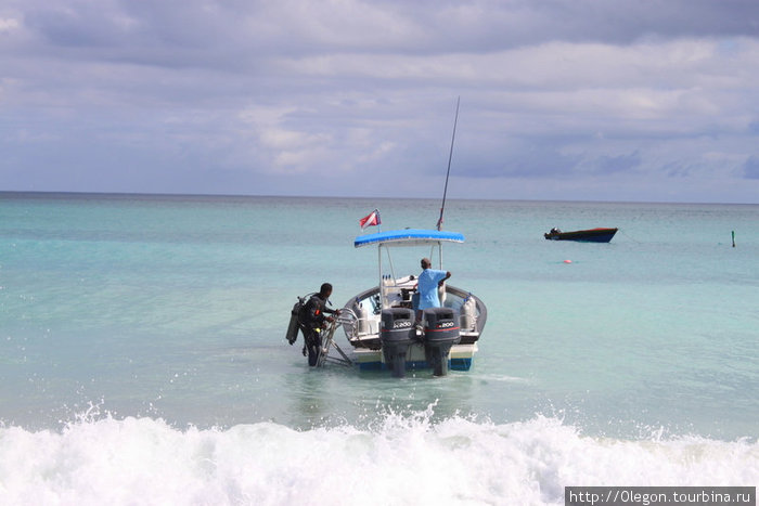 На лодке к рыбным местам Гренада