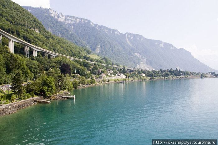 Promenad de Montreux или Шильонский замок Монтрё, Швейцария