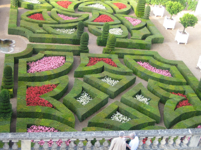 Сады замка Вилландри Центр-Долина Луары, Франция