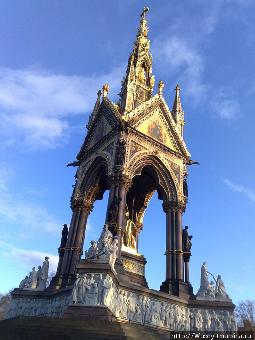 Памятник королю Альберту. Лондон, Великобритания