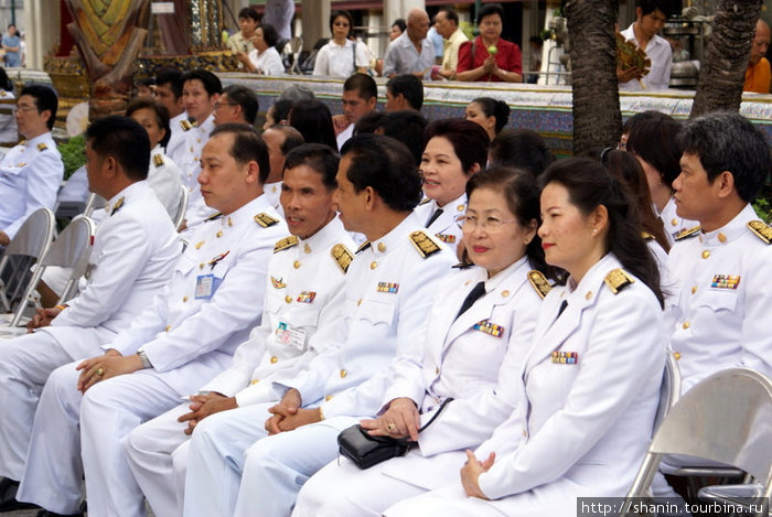 Военные на торжественной церемонии Бангкок, Таиланд