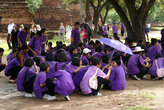 Школьники в монастыре на экскурсии