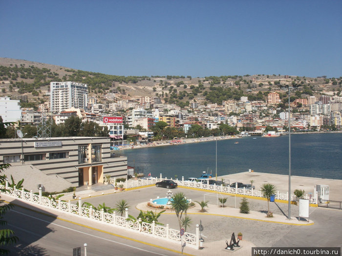 Порт города Саранда Албания