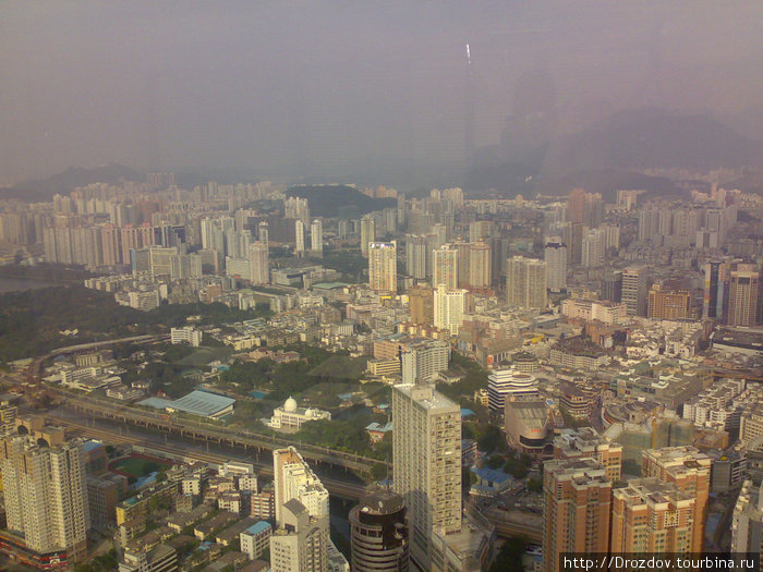 Вид с 55-го этажа на Шеньжень Пекин, Китай