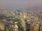 Вид с 55-го этажа на Шеньжень