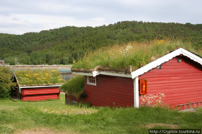 Традиционные земляные крыши Стейген, Норвегия