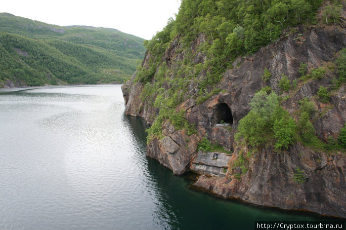 Старый тоннель, по которому ездили на конных повозках Стейген, Норвегия
