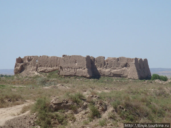 Руины древних городищ Хорезмского ханства. Кизил-Кала. Хива, Узбекистан