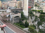 Вокзал Монако вырублен в скале