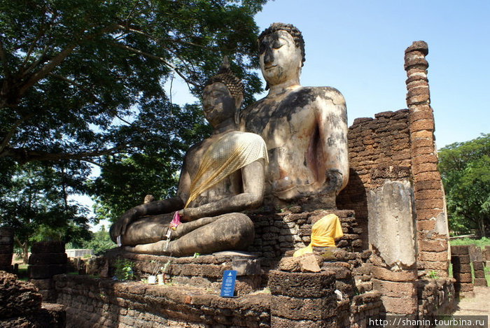 Два Будды Си-Сатчаналай Исторический Парк, Таиланд