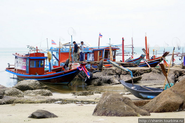 Рыболовецкие баркасы Остров Самуи, Таиланд