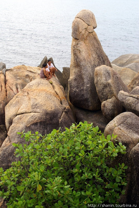 Камень Дедушка на пляже Ламай Остров Самуи, Таиланд