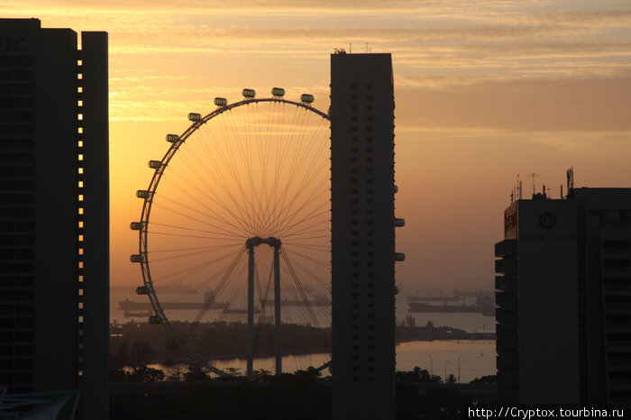 Самое большое в мире колесо обозрения Сингапур (город-государство)