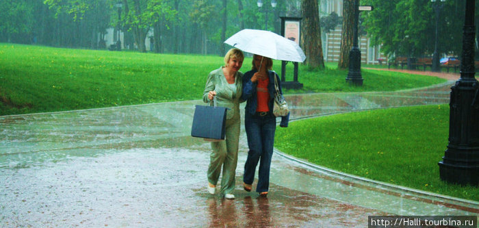 Царицыно под дождем... Москва, Россия