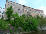 Город-замок-сказка Чешский-Крумлов. Средневековые улочки. Не изменен с 16го века.