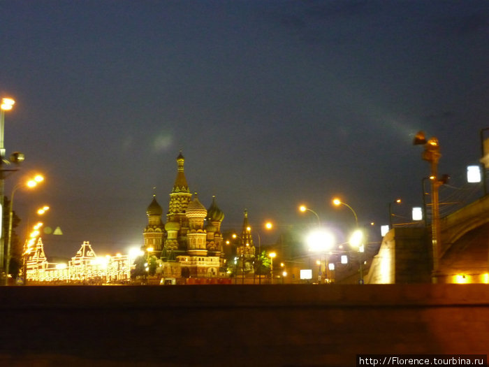 Ночью по Москве-реке Москва, Россия