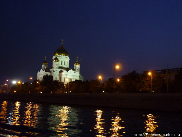 Ночью по Москве-реке Москва, Россия