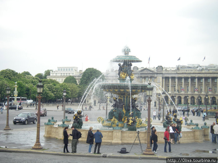Площадь Согласия Париж, Франция