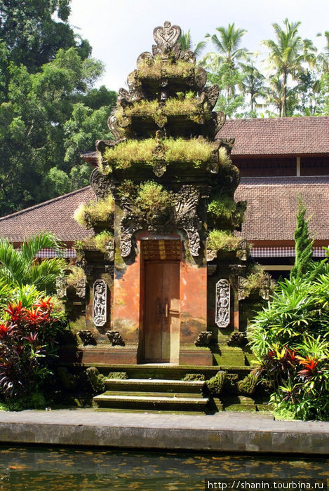 Храм на берегу пруда Убуд, Индонезия