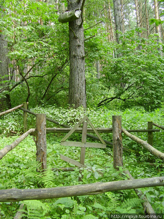 Могилы у различных племен тоже выглядели по разному, над могилой на дереве пример того как хоронили шаманов Кемерово, Россия