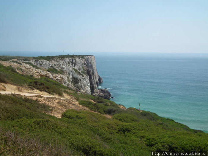 Типичный пейзаж Алгарве. Португалия