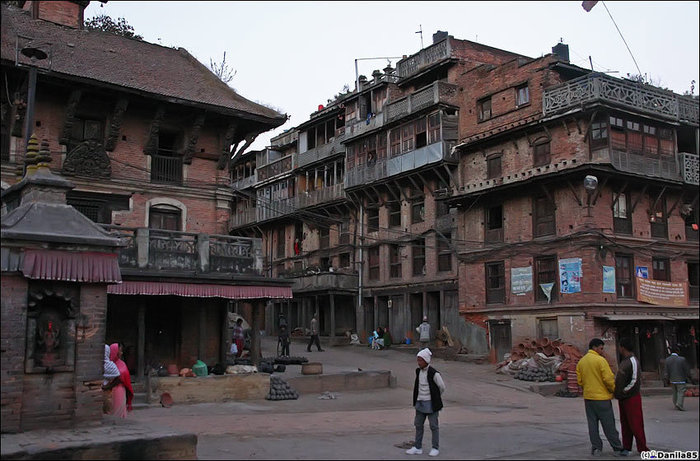 Площади горшечников, мясников и т.д... Бхактапур, Непал