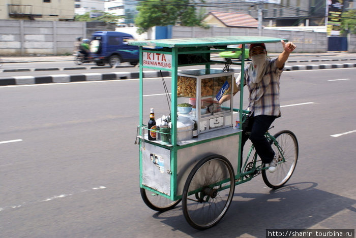 Велотележка Джакарта, Индонезия