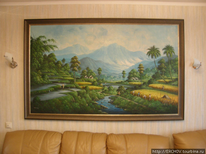 Картины местных художников Кута, Индонезия