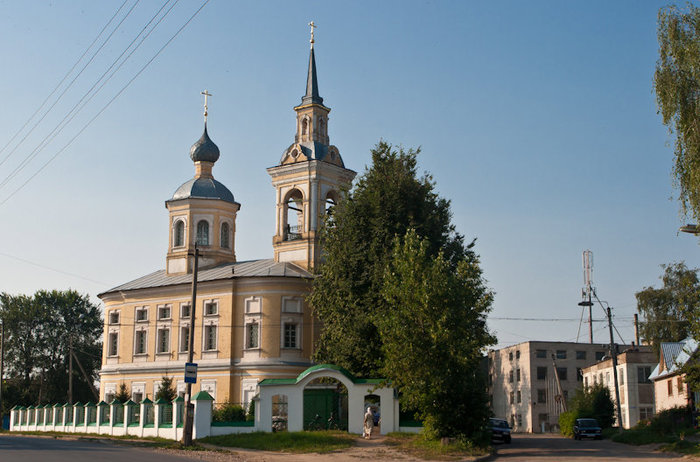 Церковь Спаса Преображения. Дата постройки: 1787. Нерехта, Россия