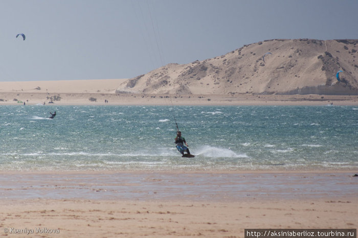Кайтсерфинг в Дахле Дахла, Западная Сахара