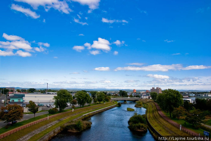 Река Исикари в Саппоро: не узнать! :-) Саппоро, Япония