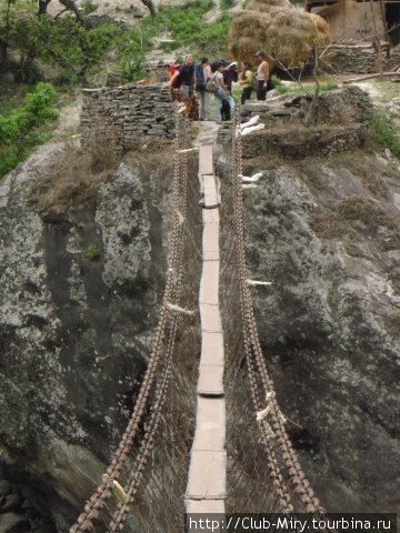 Мосты и переправы в Непале... Непал