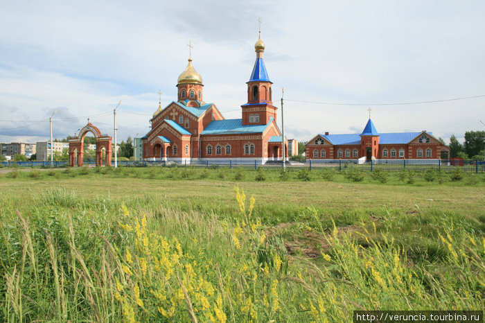 Рузаевская церковь, расположенная в районе Химмаша. Мордовия, Россия