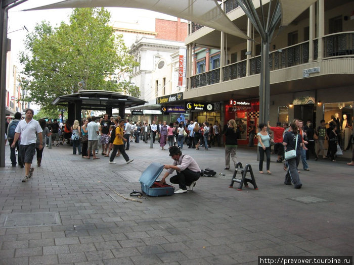 Арбат Аделаиды (Rundle mall) Аделаида, Австралия