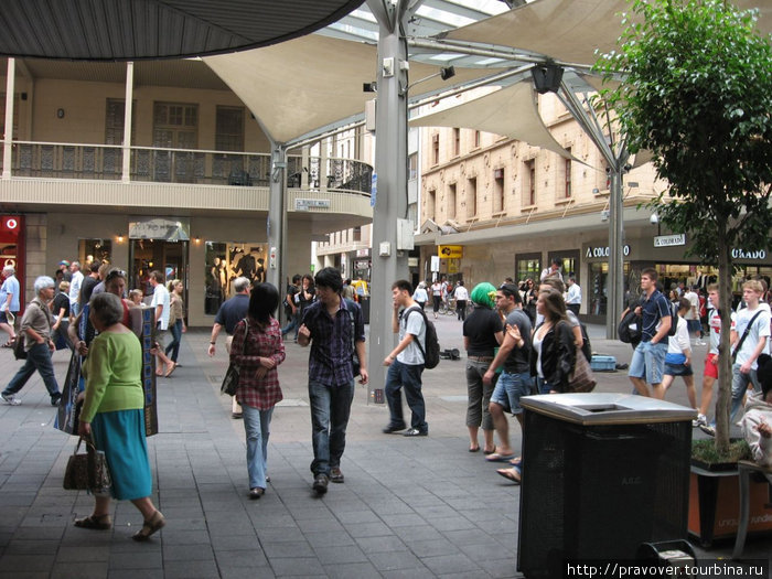 Арбат Аделаиды (Rundle mall) Аделаида, Австралия