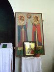 Икона с изображением князей-страстотерпцев Бориса и Глеба в Ильинском приделе собора